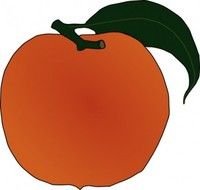 Georgia Peach Clip Art N4