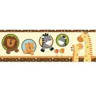 Clipart of Safari Baby Border