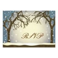 Winter Wonderland RSVP Card Invites