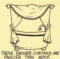Cartoon Take Shower drawing