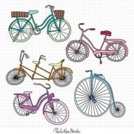 Funny Bicycle Clip Art N2