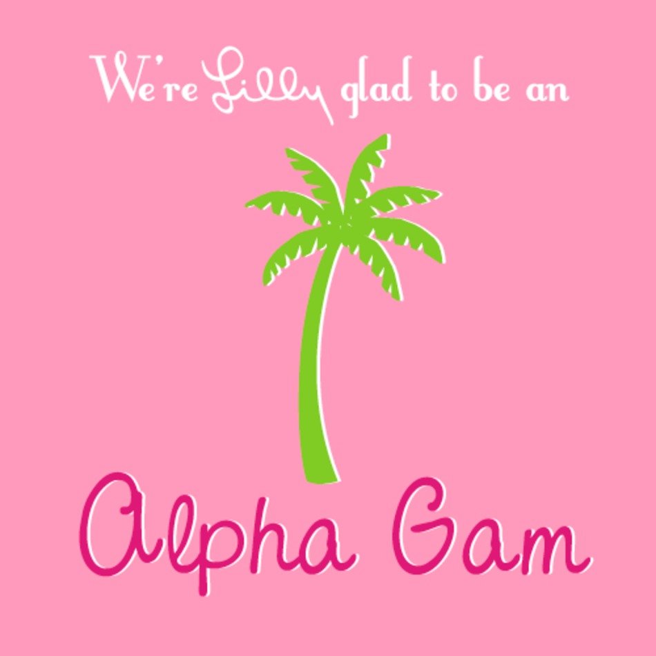 Lilly Pulitzer Alpha Gamma Delta