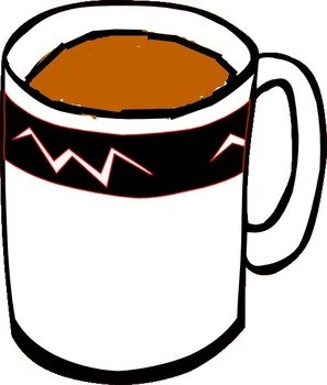 Mug Clip Art Black And White