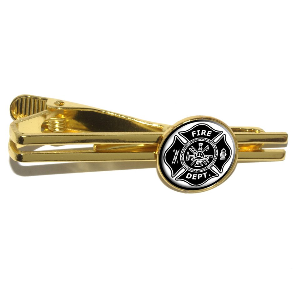 Round Tie Clip Bar drawing