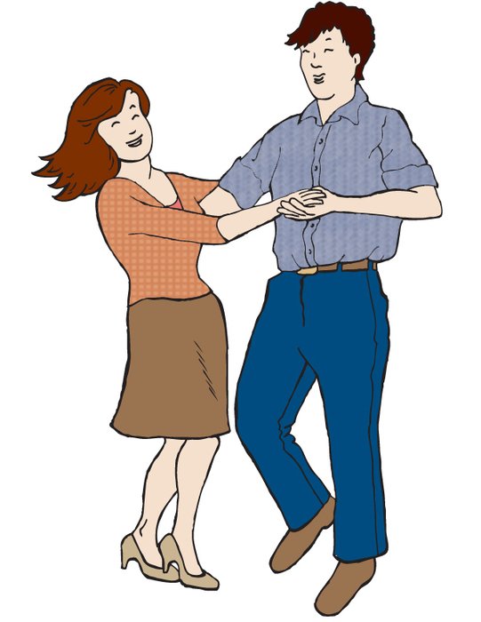 Dancing Couple Clip Art N7