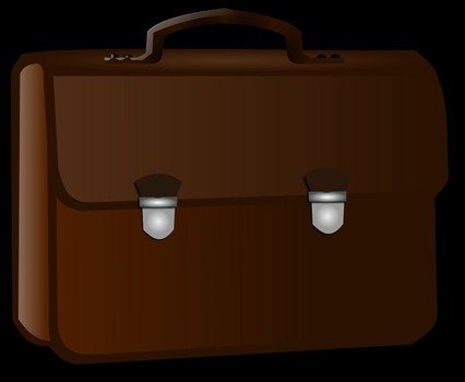 Man With Briefcase Clip Art N2