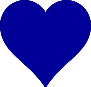 Blue Heart Clip Art N18