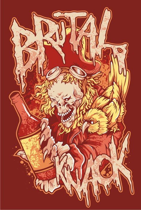 BRUTAL KNACK PIRATES By Designbosog drawing