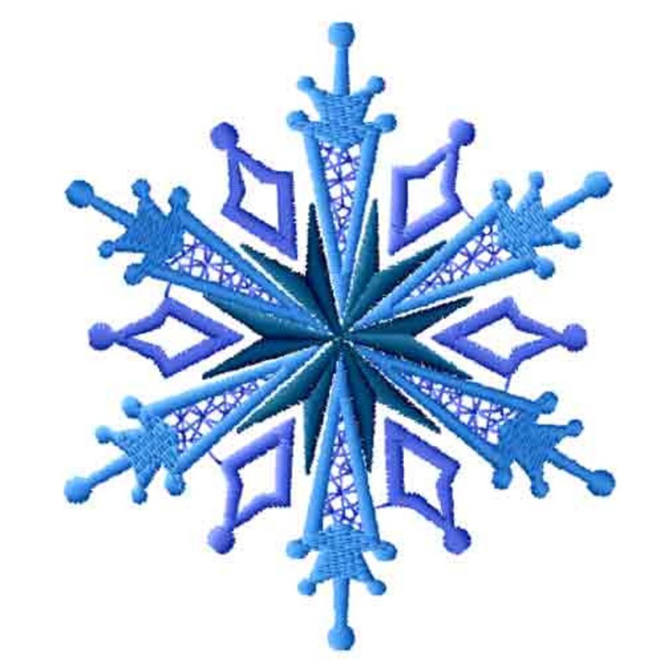 Transparent Snowflake Clip Art N2