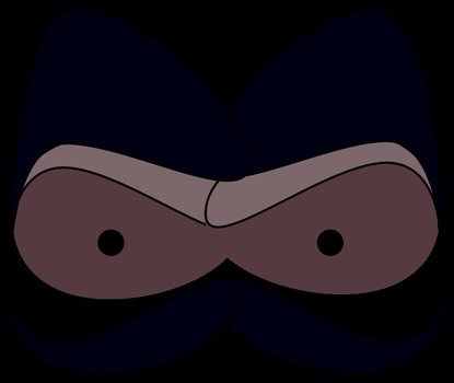 Mustache Background drawing