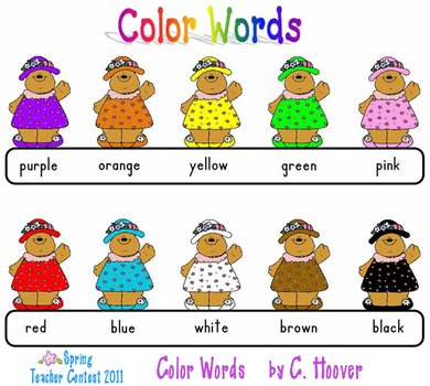 Spanish Words Clip Art N3