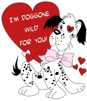 Valentine Dog Craft