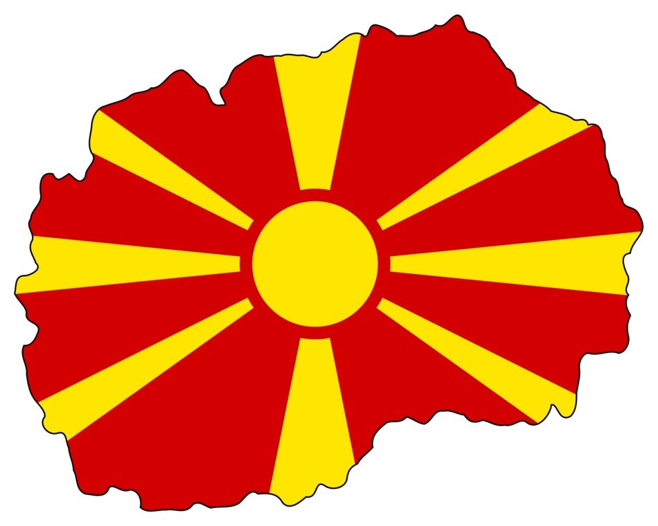 Macedonia Flag Clip Art