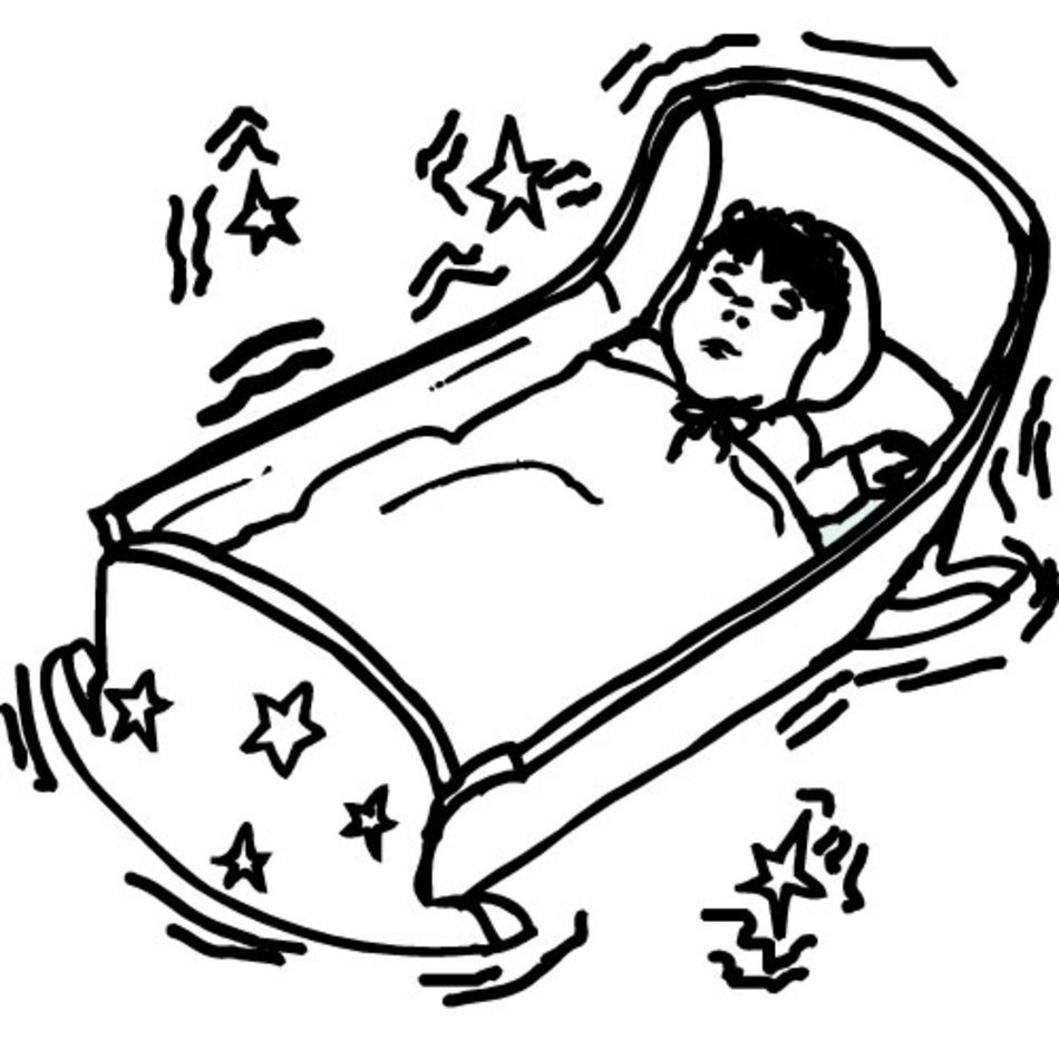 Sleeping Baby Clip Art N8