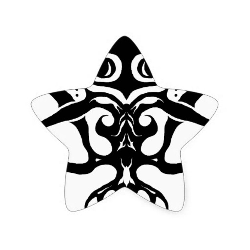 Black And White Tribal Tattoo Designs