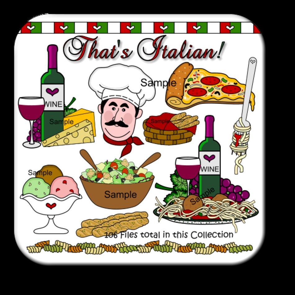 Italian Food Clip Art N20