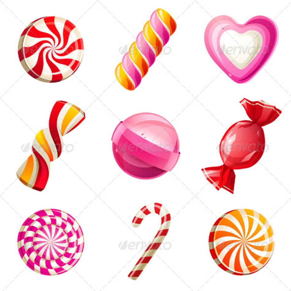 Candy Vector Blue