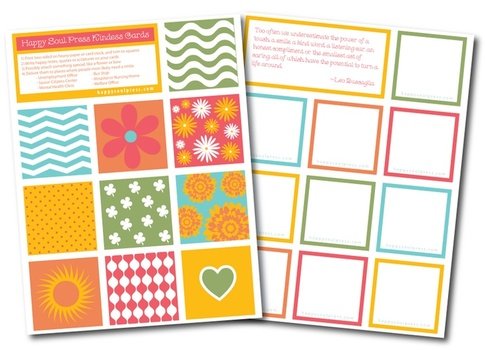 Random Acts Of Kindness Cards Free Printables