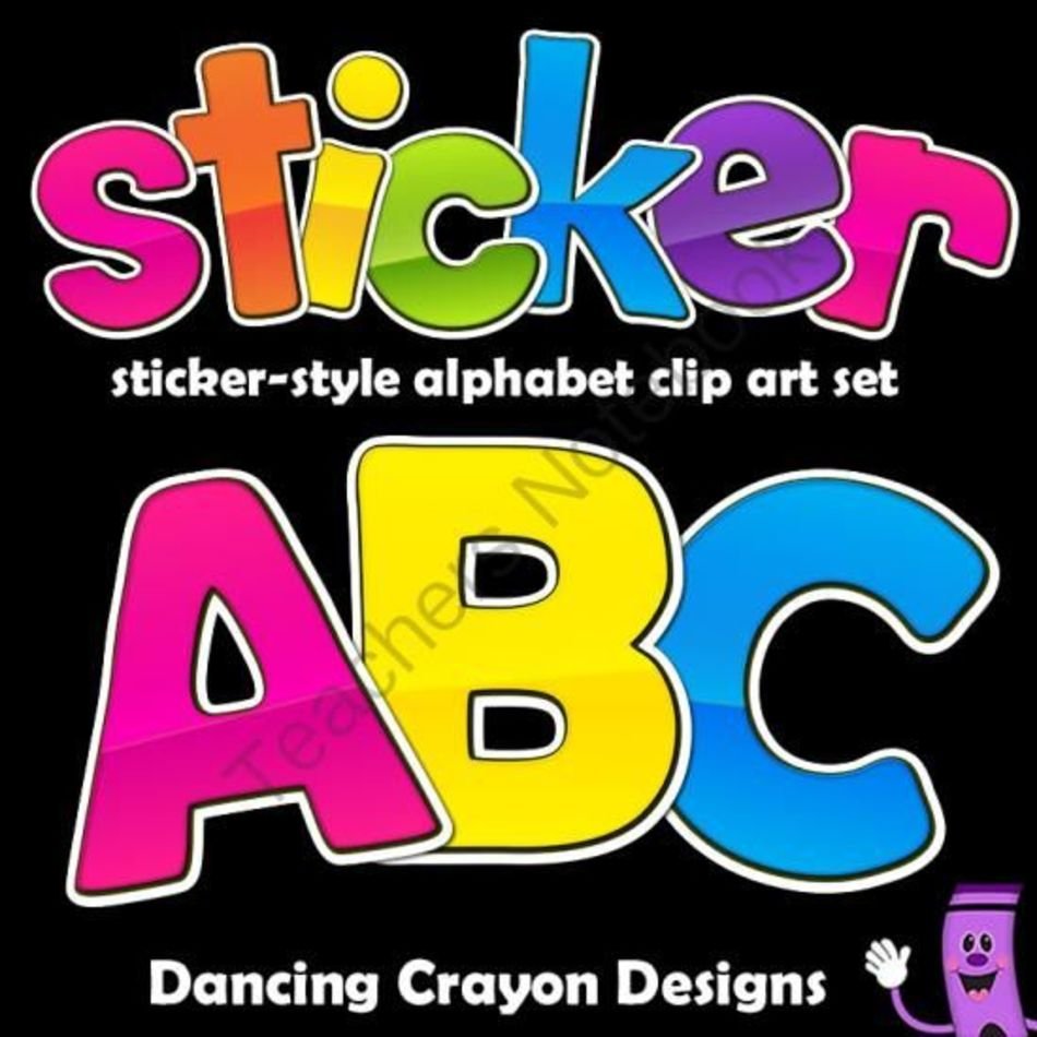 Dancing Clip Art Alphabet