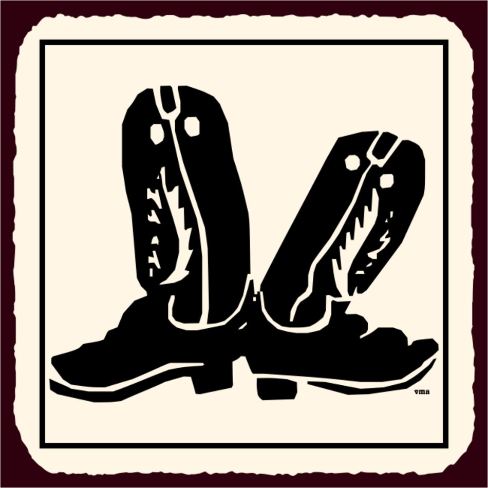Vintage Western Cowboy Signs
