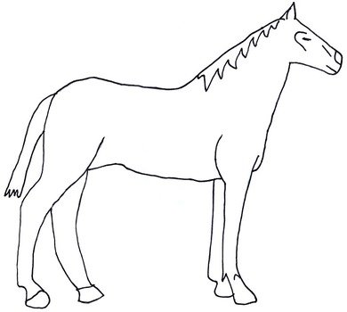 Horse Cut Out Pattern