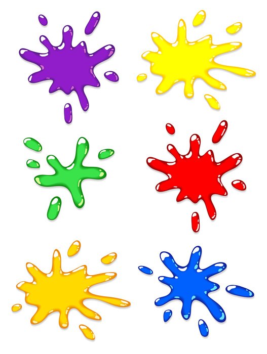color Splatter drawing