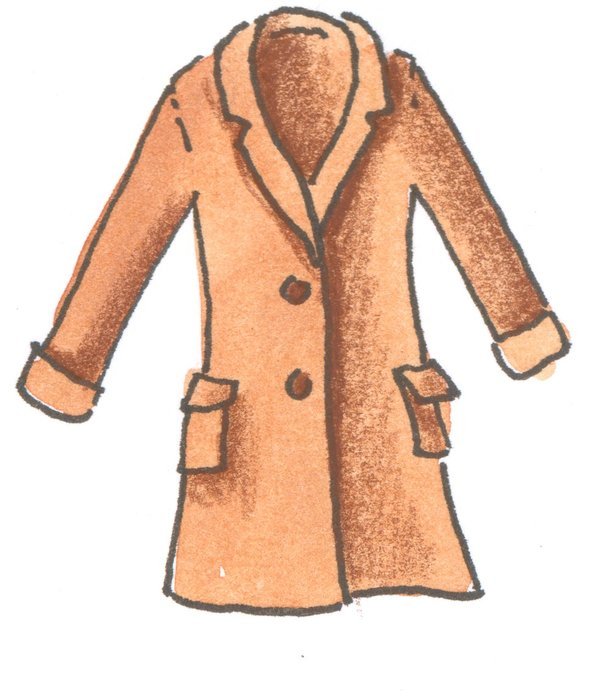 painted brown coat