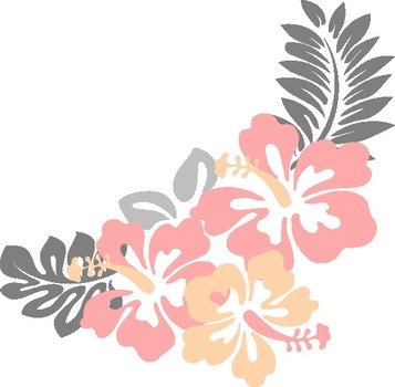 Hibiscus Flower Clip Art N27
