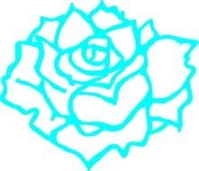 Black And White Rose Clip Art N15