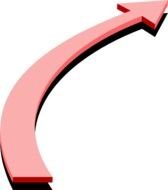 Curved Arrows Clip Art Free drawing