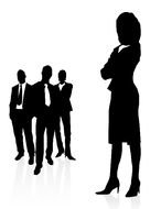 Businesswoman Silhouette N2