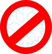 No More Snow Clip Art