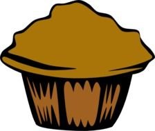 Cartoon Muffin Clip Art N2