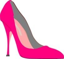 Pink High Heels Clip Art N10