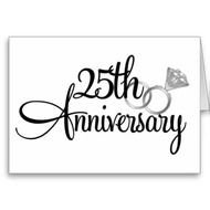 25 Wedding Anniversary Clip Art