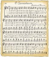 Christmas Sheet Music Clip Art