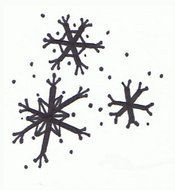 clipart of the snowflakes