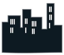 Comic Book City Skyline