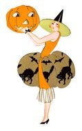 Vintage Witch Clip Art Free