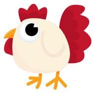 Cute Chicken Clip Art N6