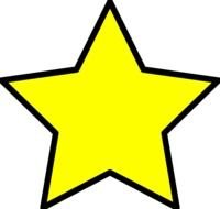 Star as a picture for clipart