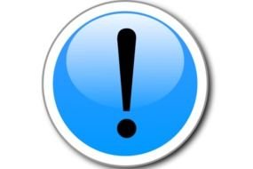 Exclamation Mark Alert In A Glossy And Shiny Circle Vector Clip Art