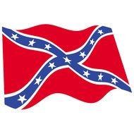 Confederate Flag Vector N2