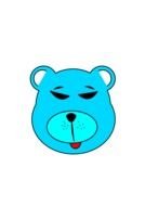 Blue Teddy Bear Clip Art N5