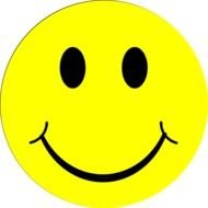 Yellow Happy Face Clip Art N2