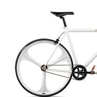 white Fixie Bike drawing