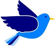 Blue Bird Clip Art Free N4