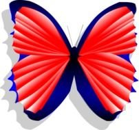 Blue Butterfly Clip Art N12