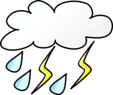 Rain Cloud Clip Art N17