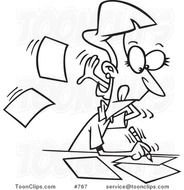 Writing Clip Art Black And White N2